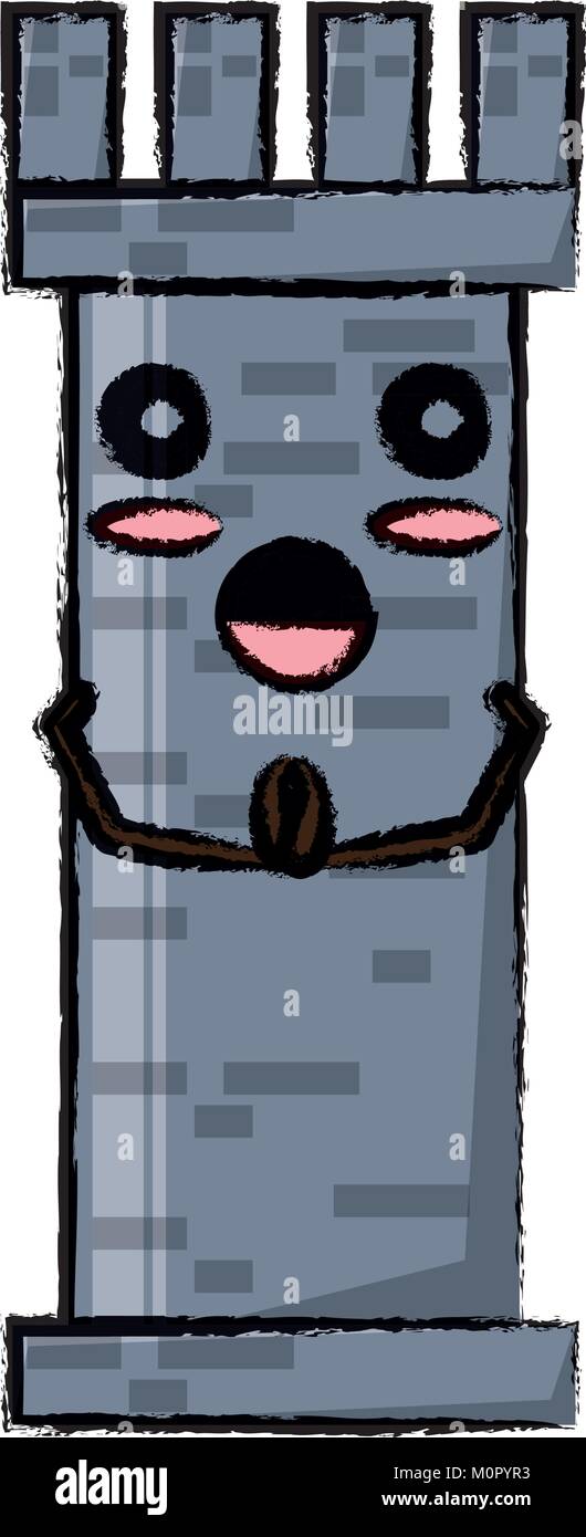 Kawaii tower icon image Stock Vector Image & Art - Alamy
