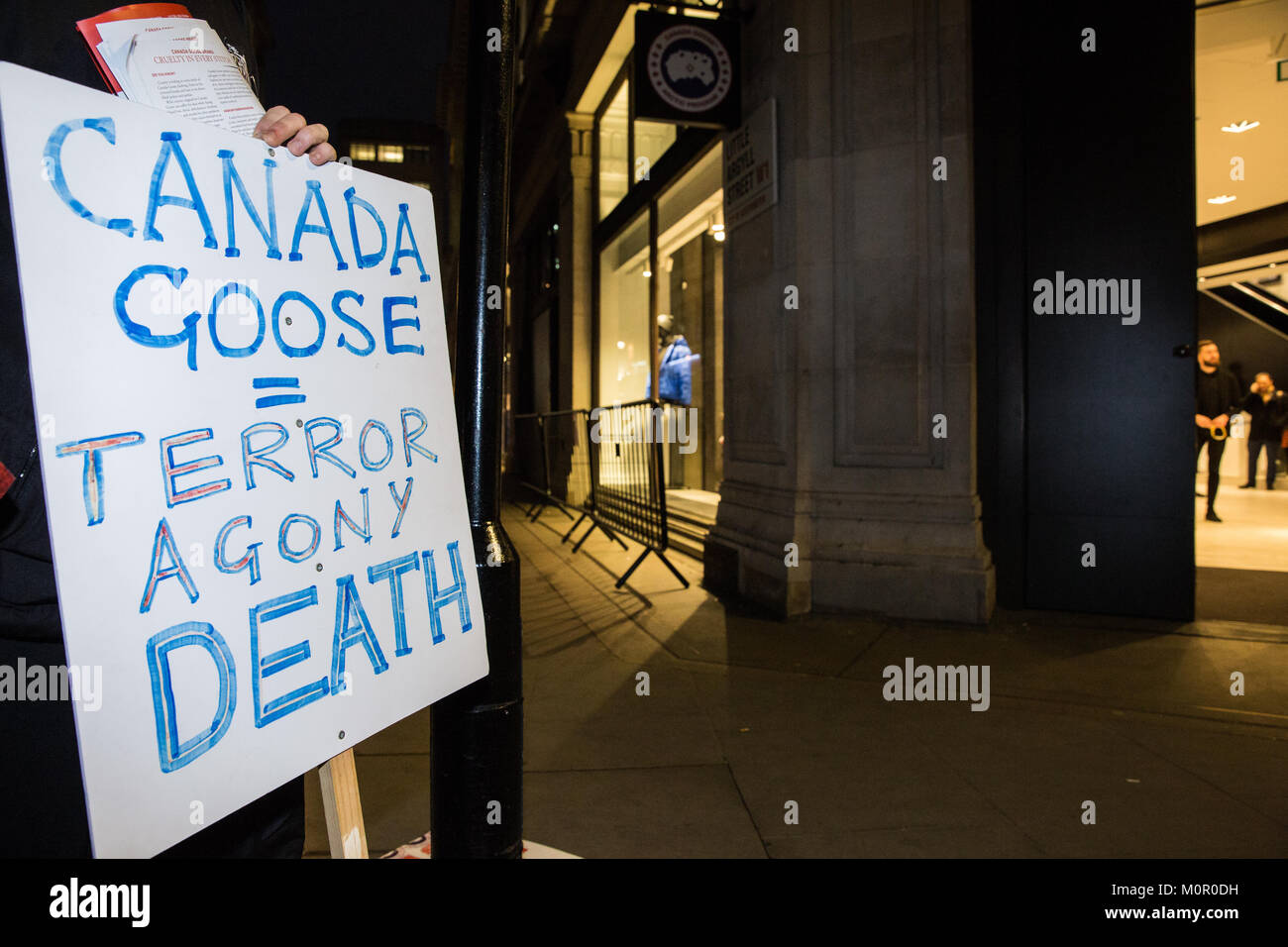Peta animal rights protestors hi-res stock photography and images - Alamy