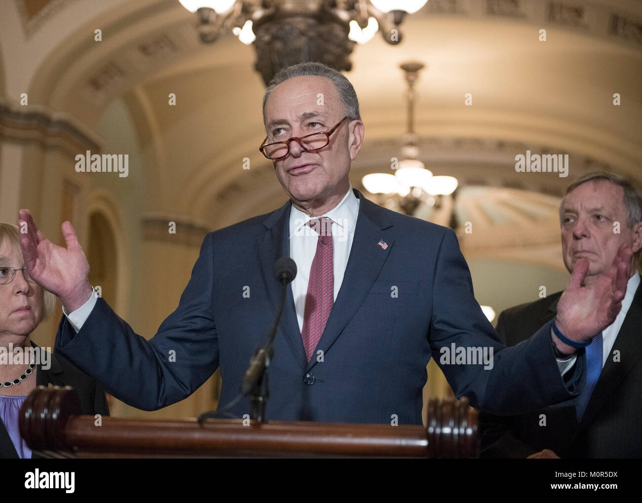 United States Senate Minority Leader Chuck Schumer (Democrat of New ...
