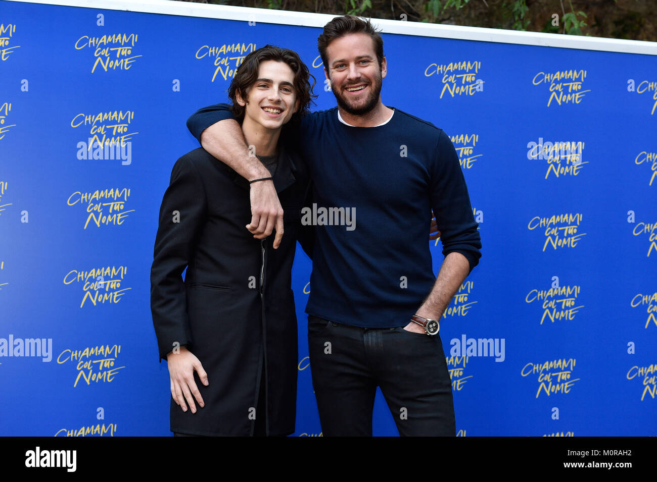 Photocall Film Chiamami col tuo nome.Gli attori Armie Hammer