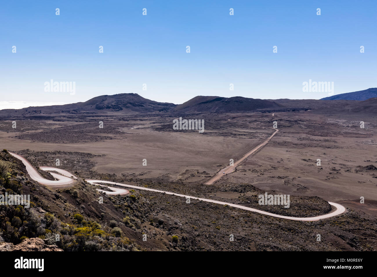 Reunion, Reunion National Park, Piton de la Fournaise, Route du volcan