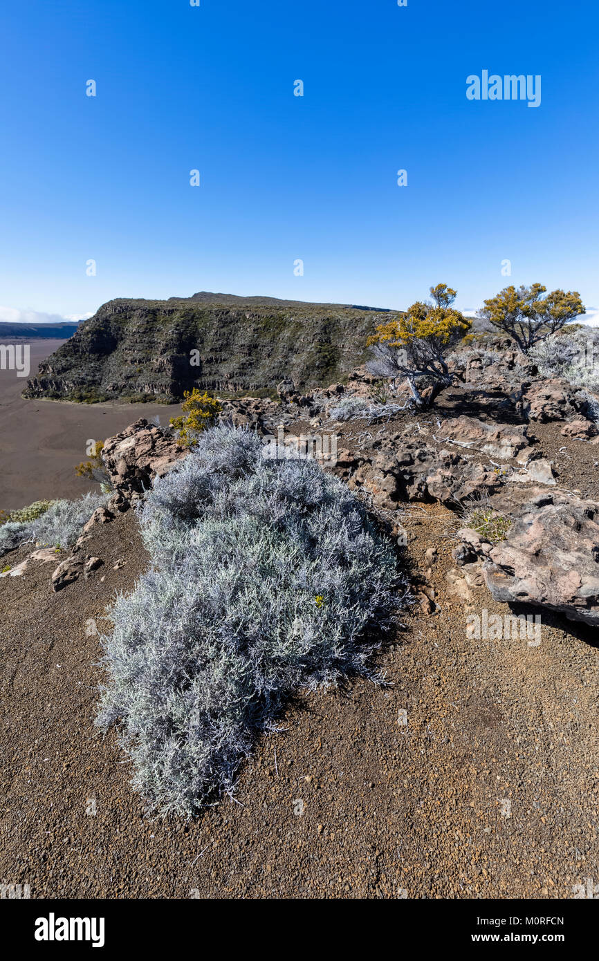 Reunion, Reunion National Park, Piton de la Fournaise, Route du volcan