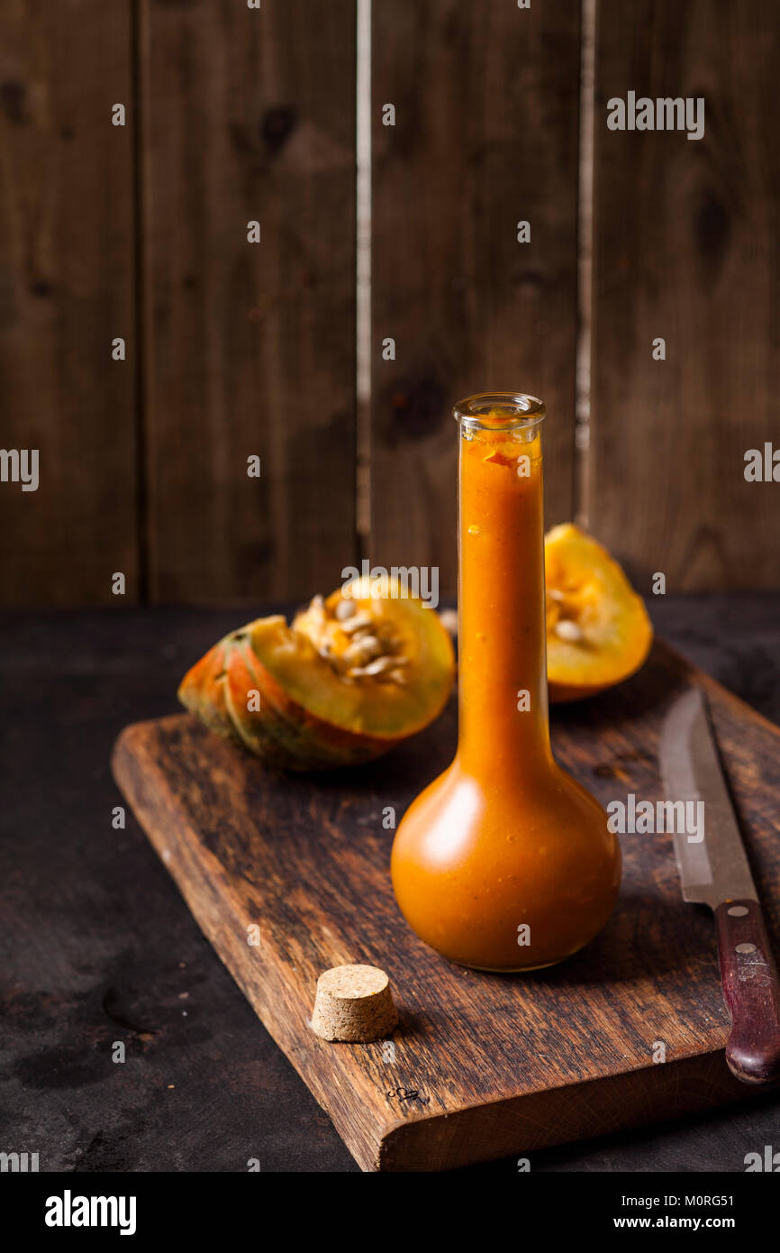 Pumpkin sauce ketchup in glass hires stock photography and images Alamy