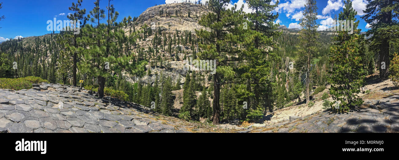Devils Postpile National Monument, Inyo National Forest, Inyo County, California, USA Stock Photo