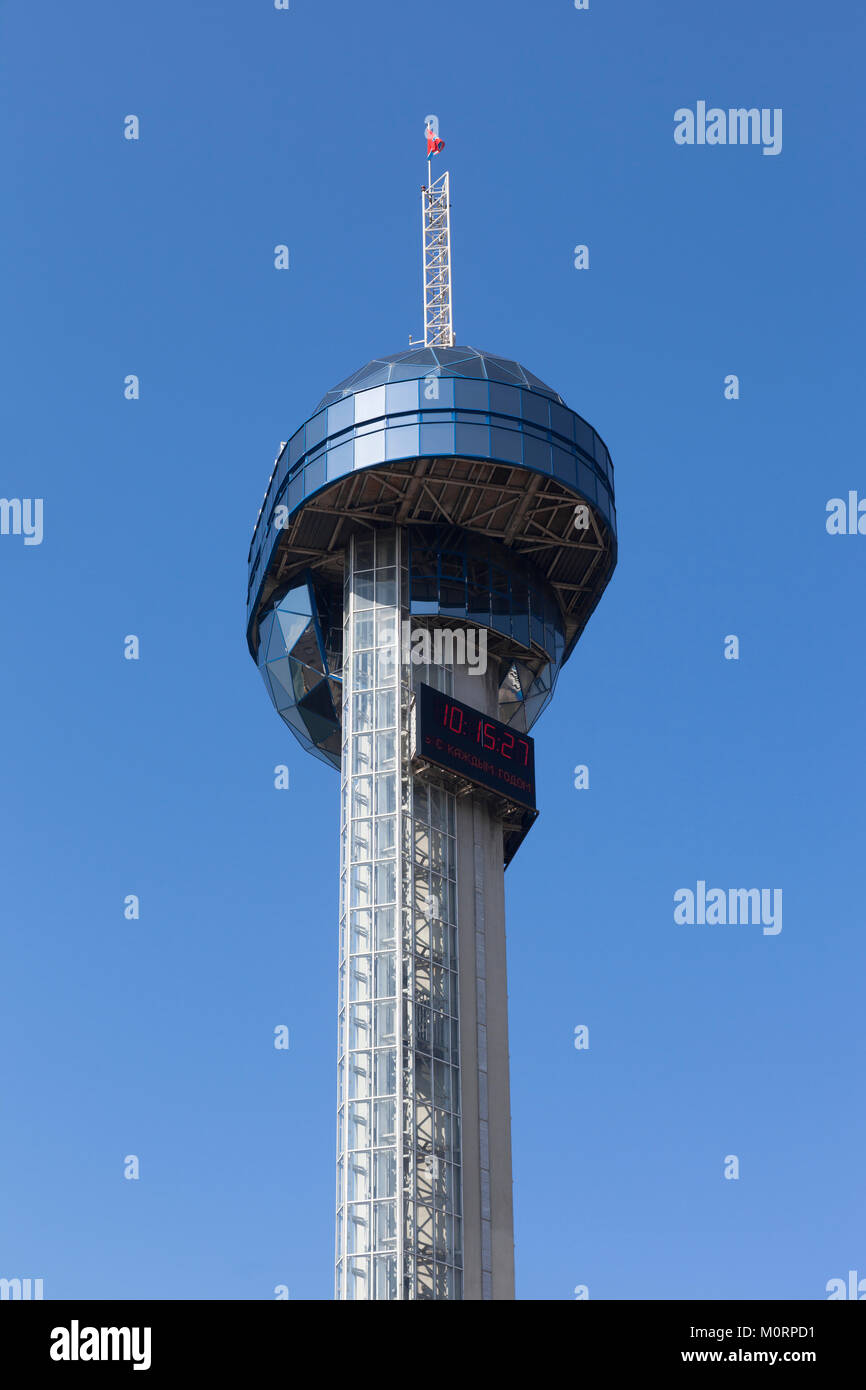 Traffic control tower seaport in gorodeTuapse, Krasnodar Region, Russia Stock Photo
