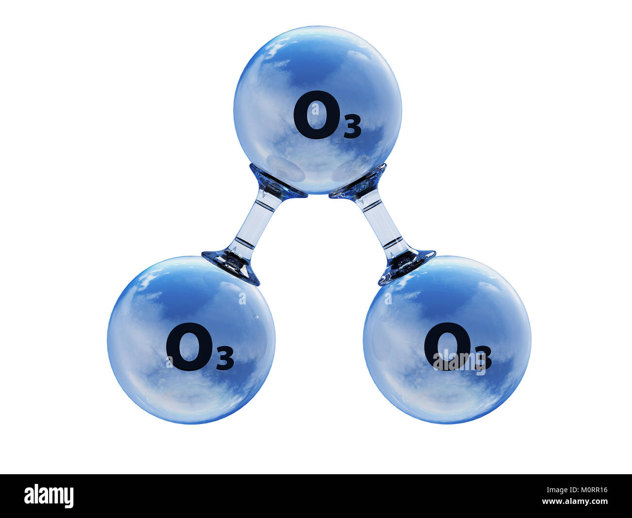 Ozone molecule hires stock photography and