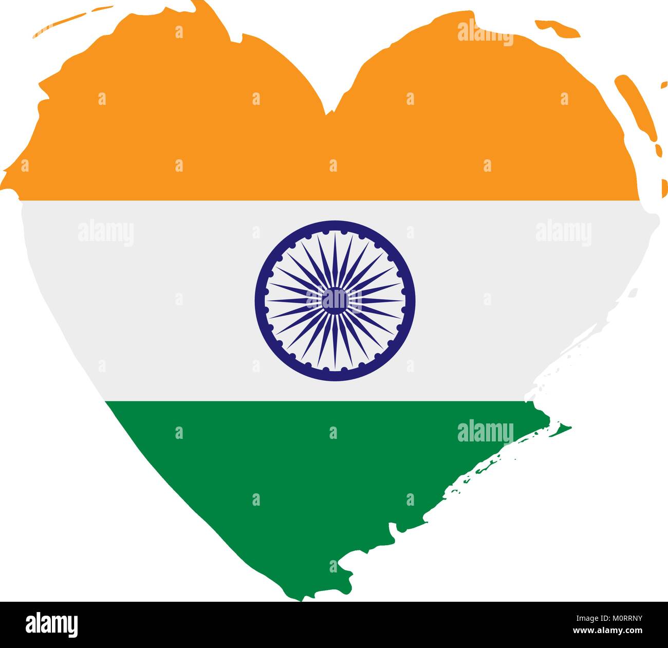 India flag, vector illustration Stock Vector Image & Art - Alamy