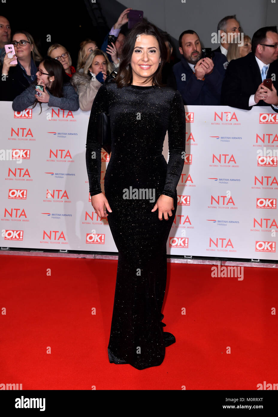 Jasmine Armfield attending the National Television Awards 2018 held at
