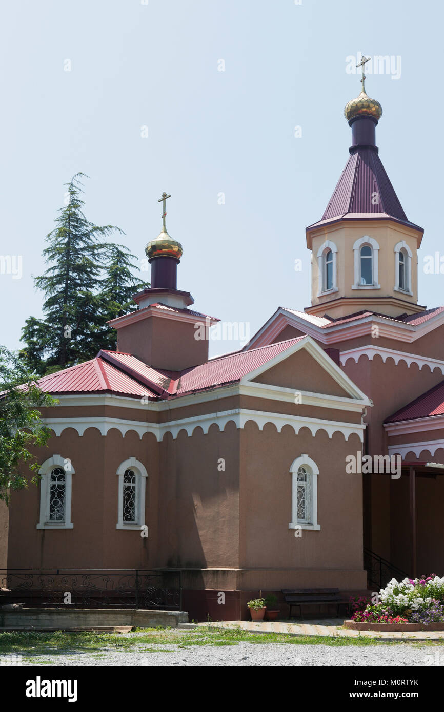 Russian Orthodox Church of St Alexis Tuapse, Krasnodar region, Russia Stock Photo