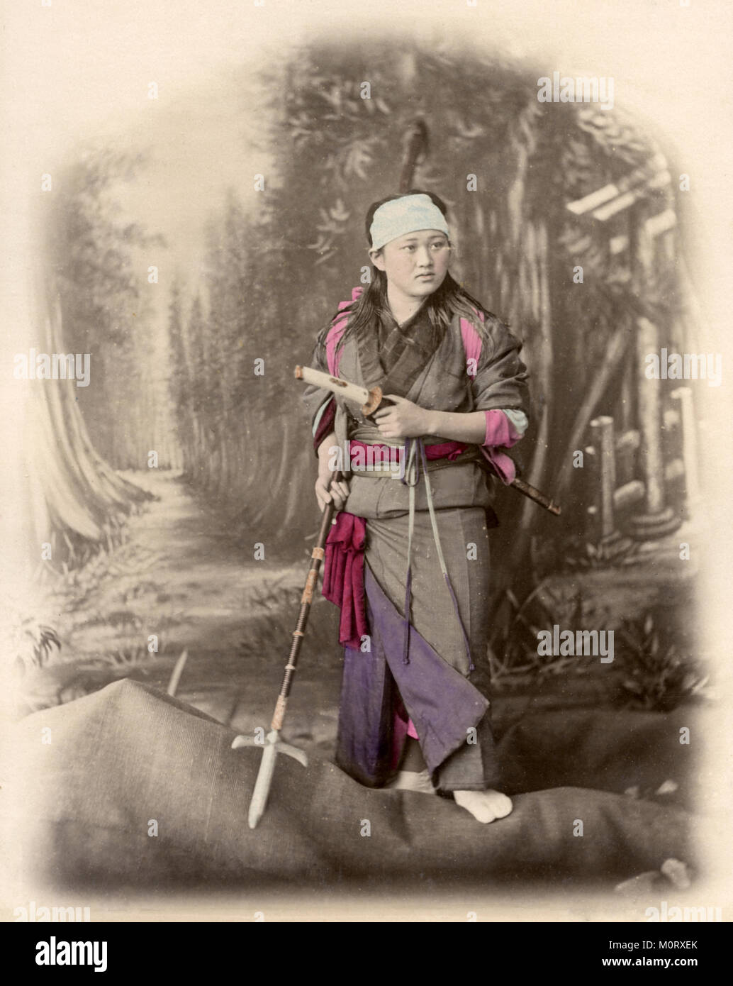 japanese female warriors on Japanese Female Warrior Historical High Resolution Stock Photography And Images Alamy