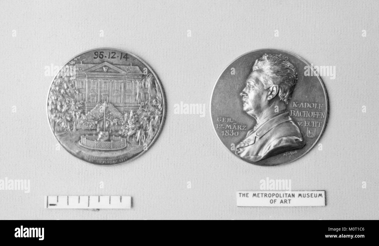 Carl Adolph Bachofen von Echt, to his Friends MET 32136 Stock Photo Alamy