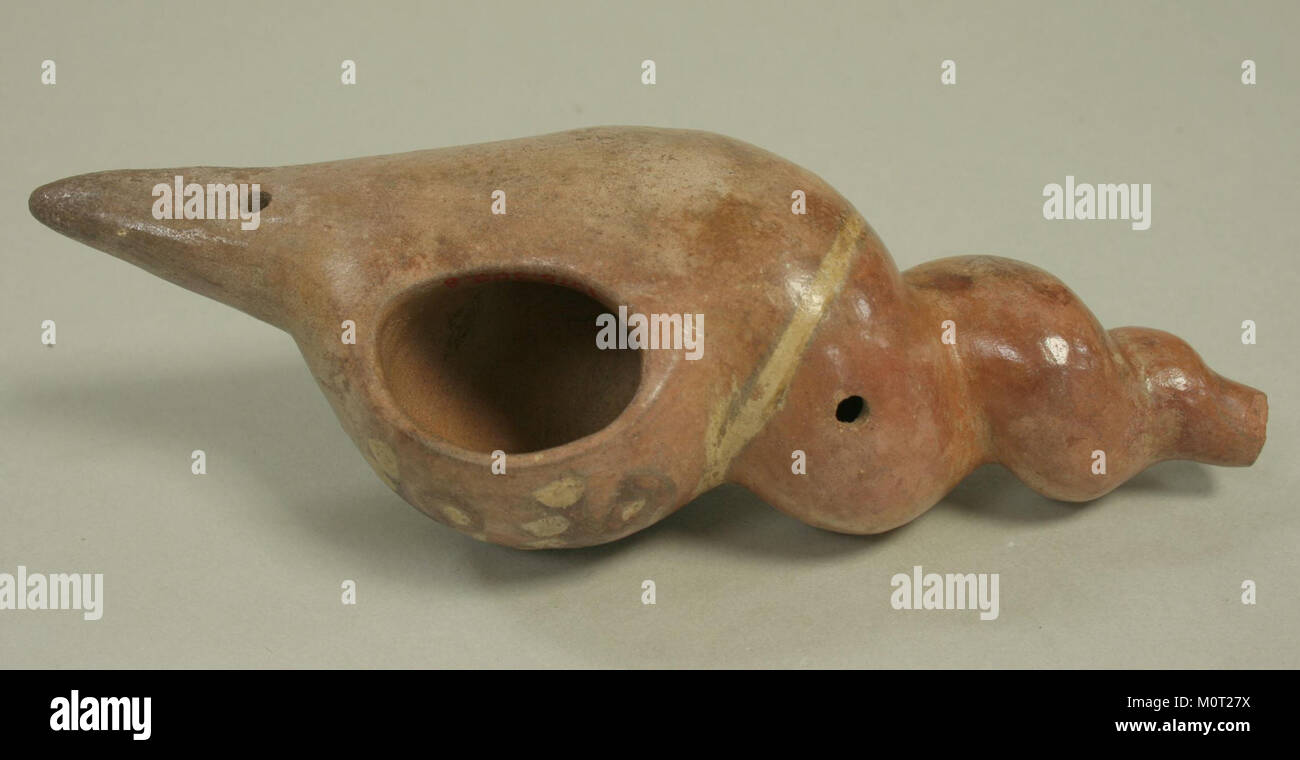 This ceramic trumpet in the form of a shell, from the Metropolitan ...