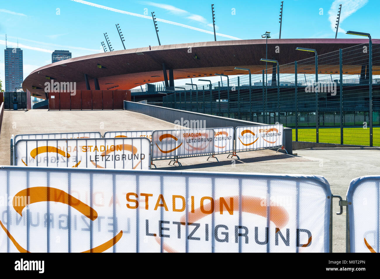 View on Letzigrund Arena. Zurich, Switzerland Stock Photo Alamy