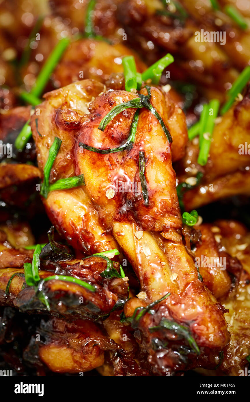 Caramelized chicken drumsticks hires stock photography and images Alamy