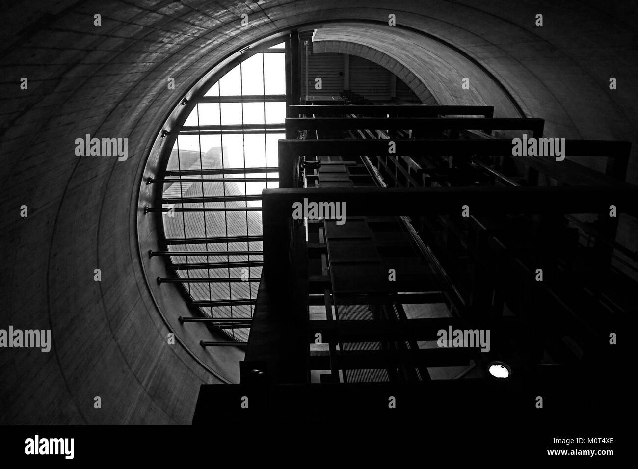 Central elevator shaft (31345516363 Stock Photo Alamy