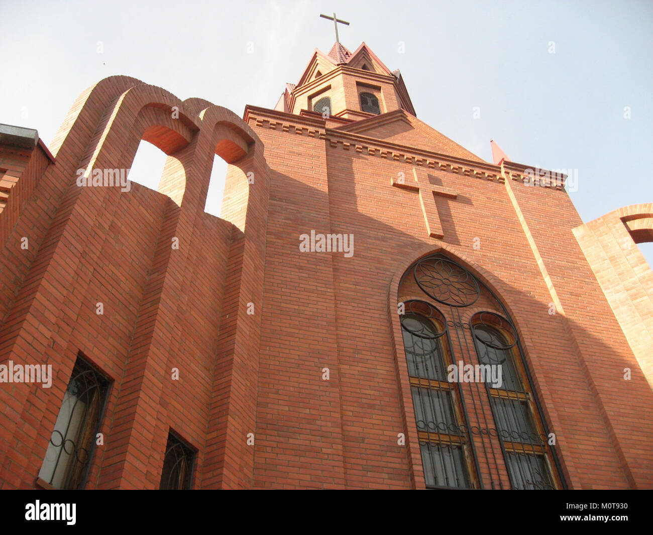 Catholic church of Saint Thereza (Pavlodar) Stock Photo