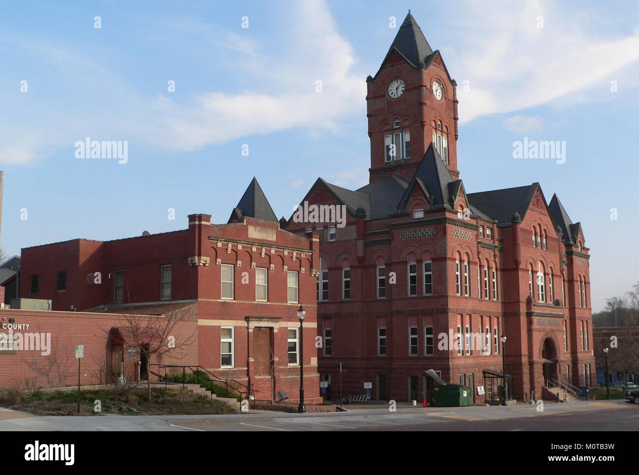 Cass County, Nebraska courthouse and jail from NW 1 Stock Photo - Alamy