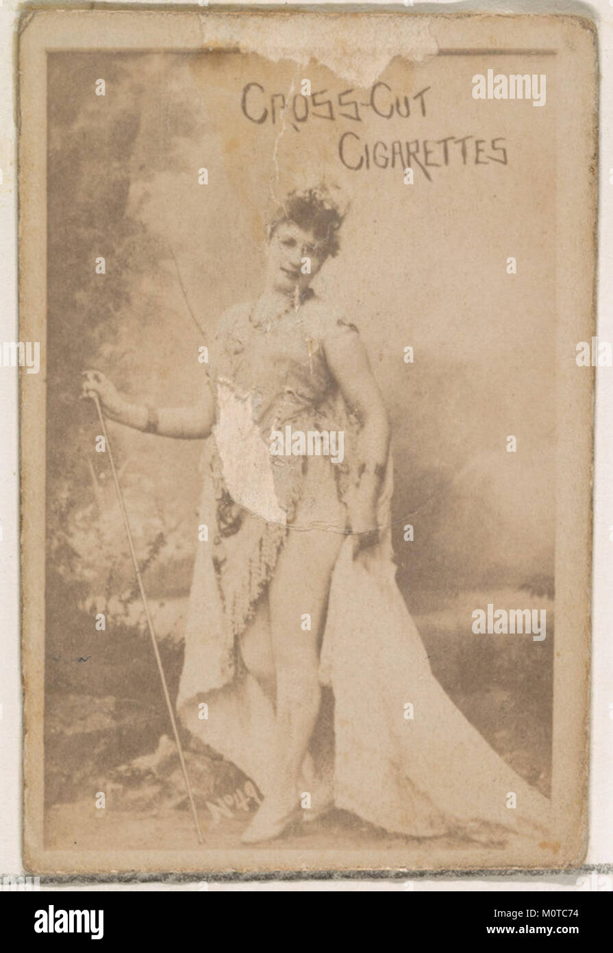 Card Number 49, from the Actors and Actresses series (N145-1) issued by Duke Sons & Co. to promote Cross Cut Cigarettes MET DP866163 Stock Photo