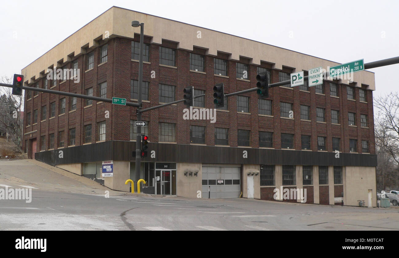 Capitol Garage (Omaha) from SE 2 Stock Photo Alamy