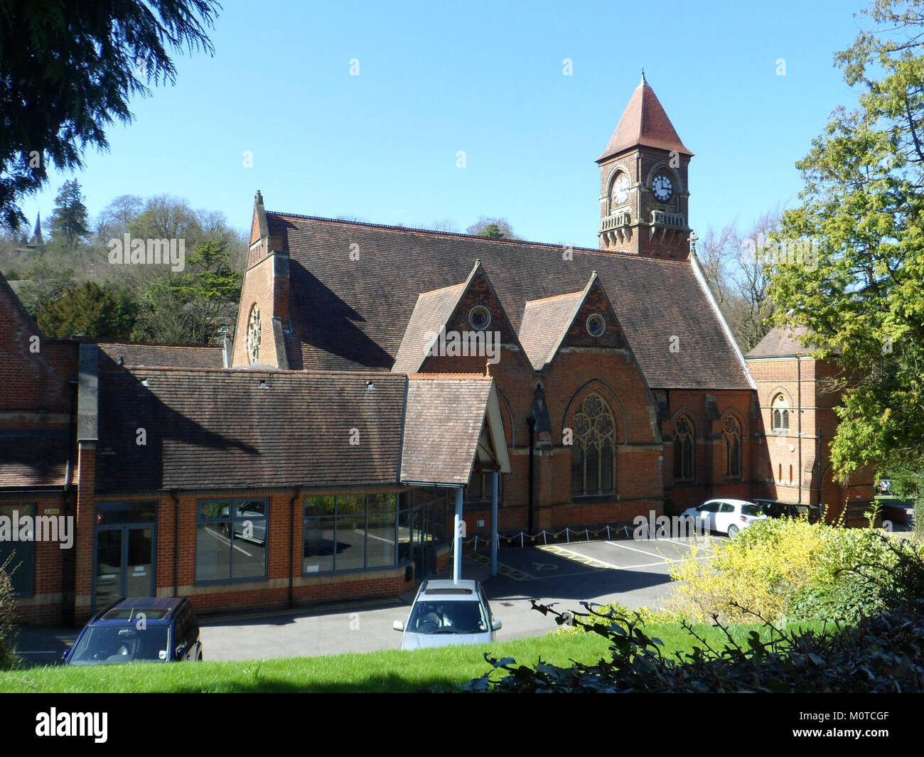 Caterham United Reformed Church, Harestone Hill, Caterham Stock Photo