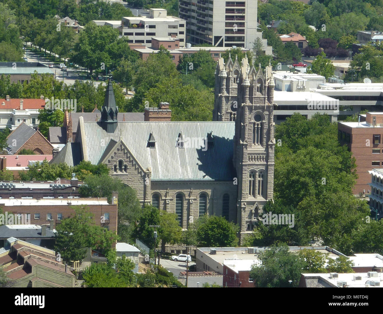 The Cathedral of the Madeleine, located in Salt Lake City, Utah, is an ...