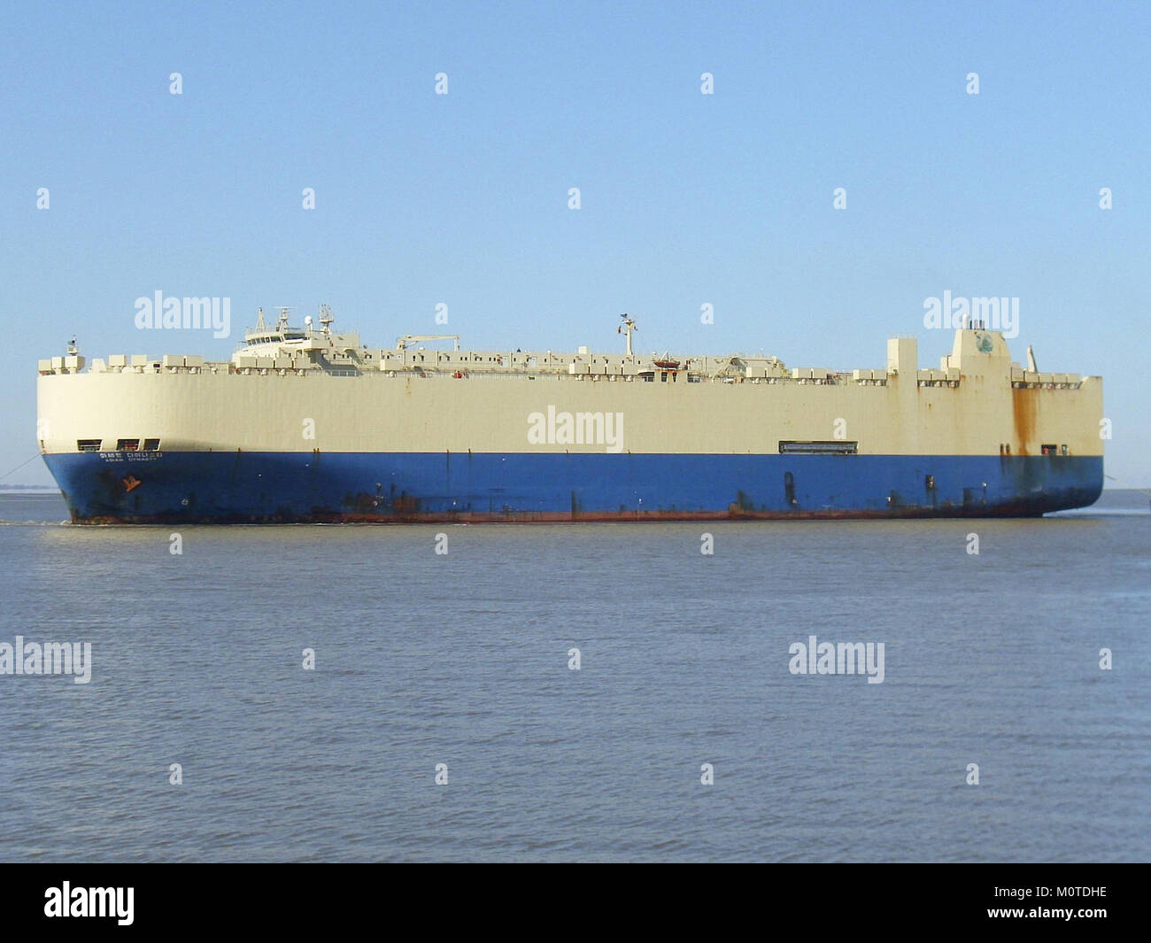 The *Asian Dynasty* is a large car carrier ship, used for transporting ...