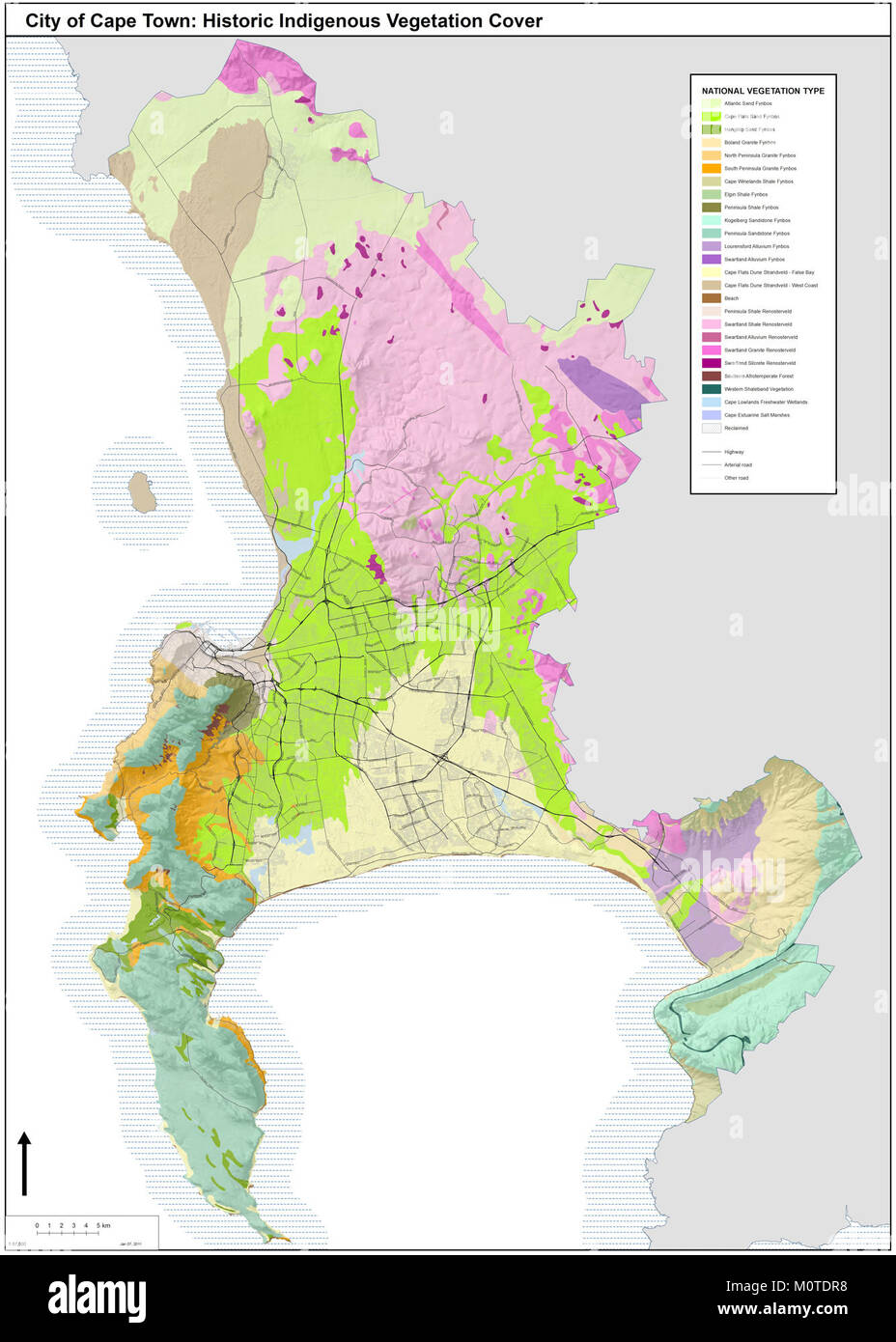 Cape Towns original vegetation types Stock Photo Alamy