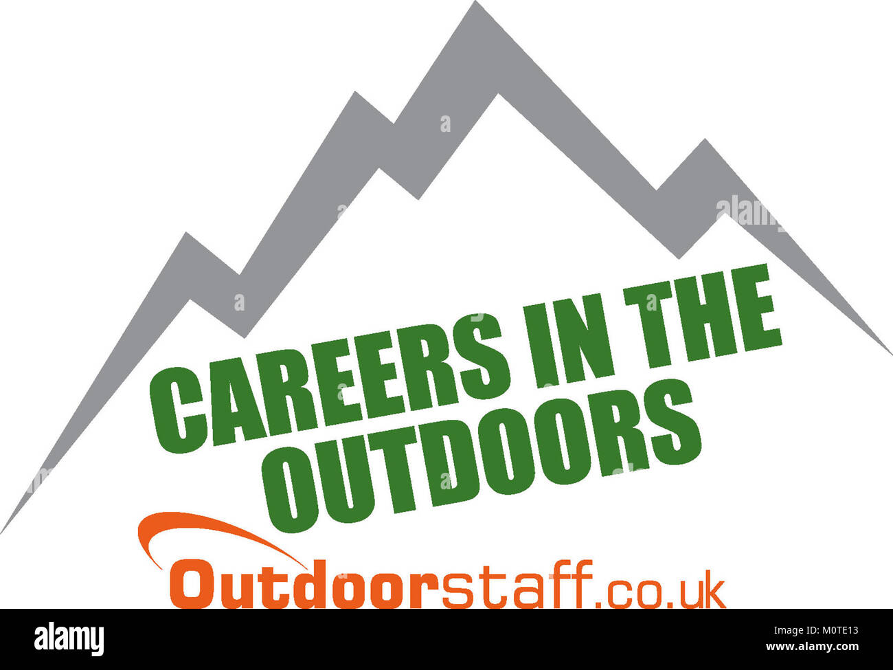 Careers in the outdoors logo Stock Photo Alamy
