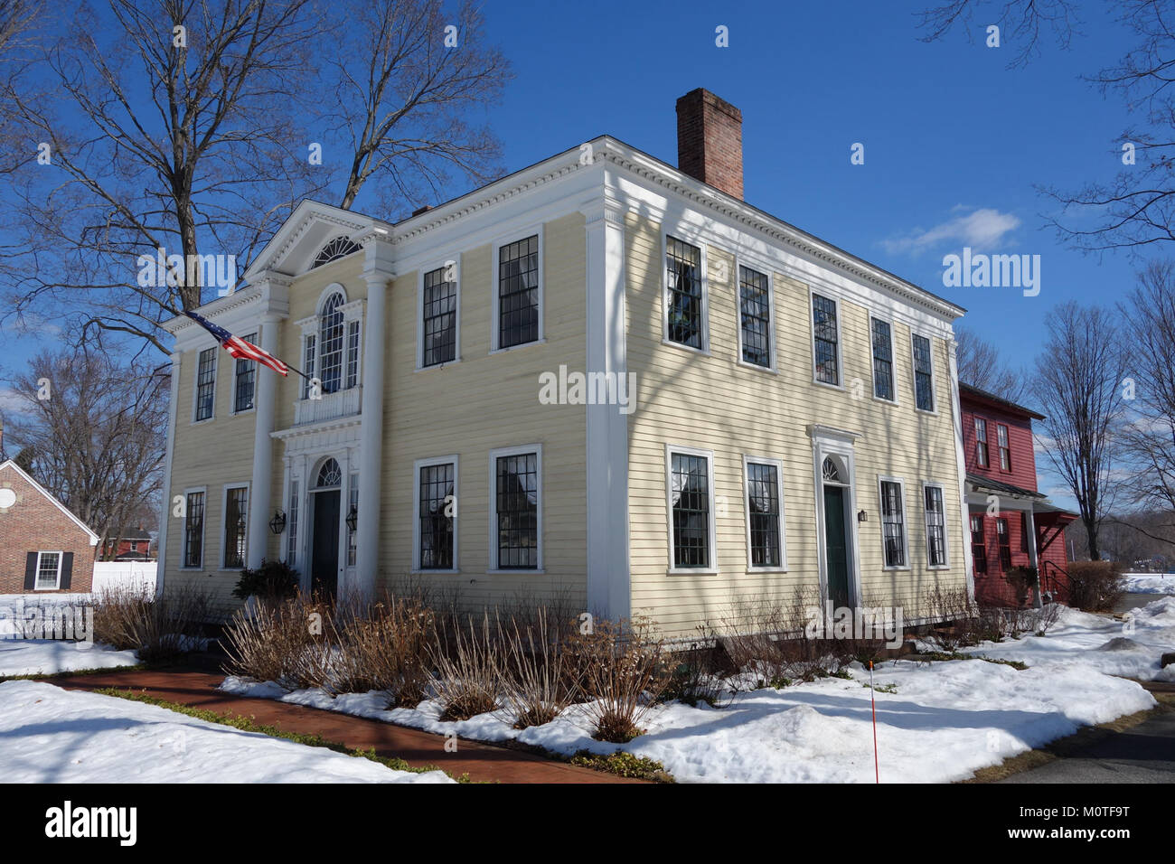 Capt. Charles Leonard House Agawam, MA DSC09821 Stock Photo Alamy