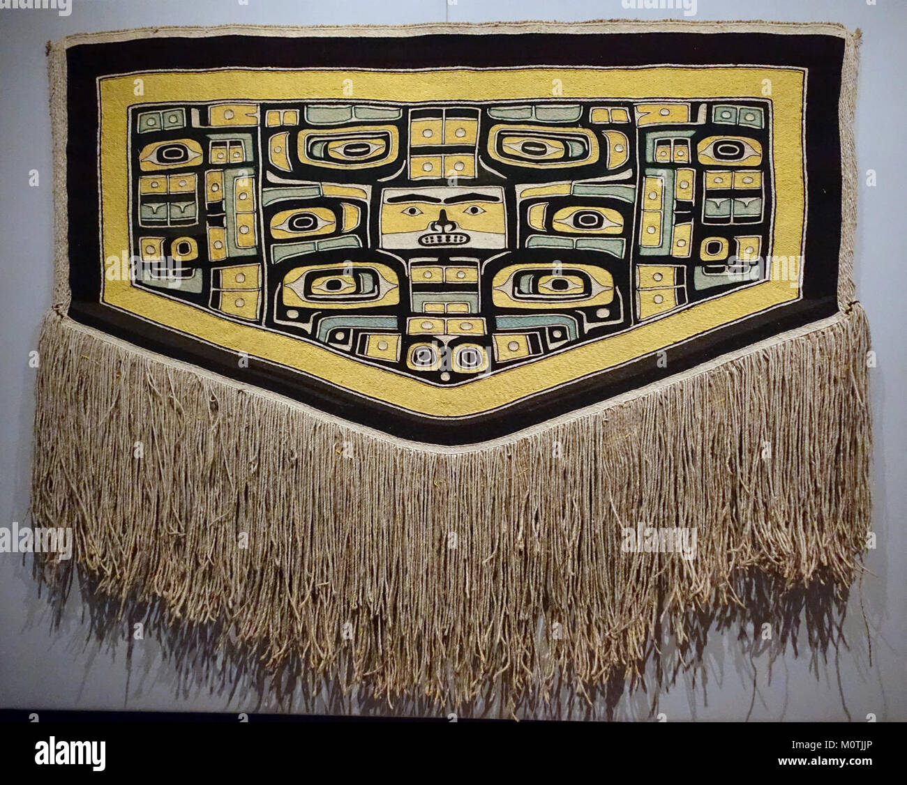 Ceremonial cape, Tlingit people, Chilkat clan, northwest coast of North