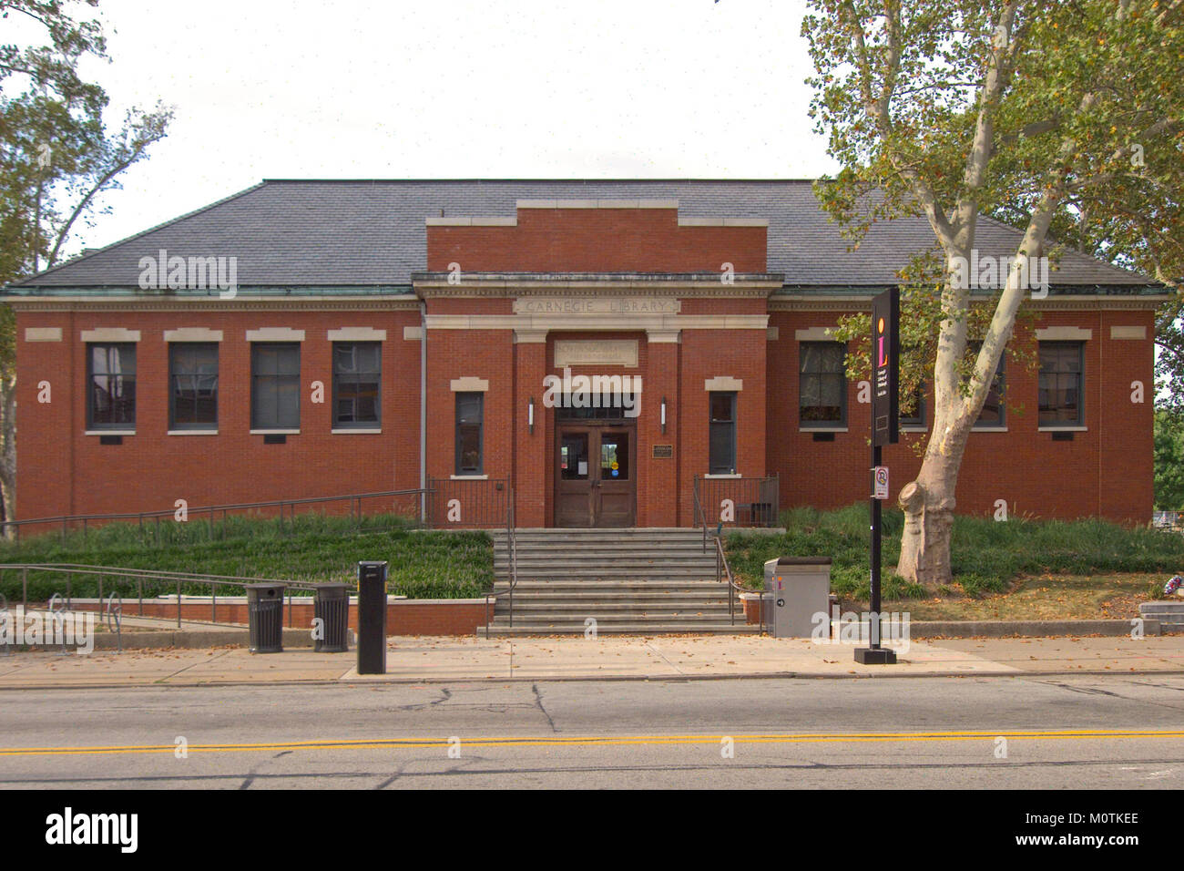 The Carnegie Library South Side Branch in Pittsburgh, Pennsylvania, is ...