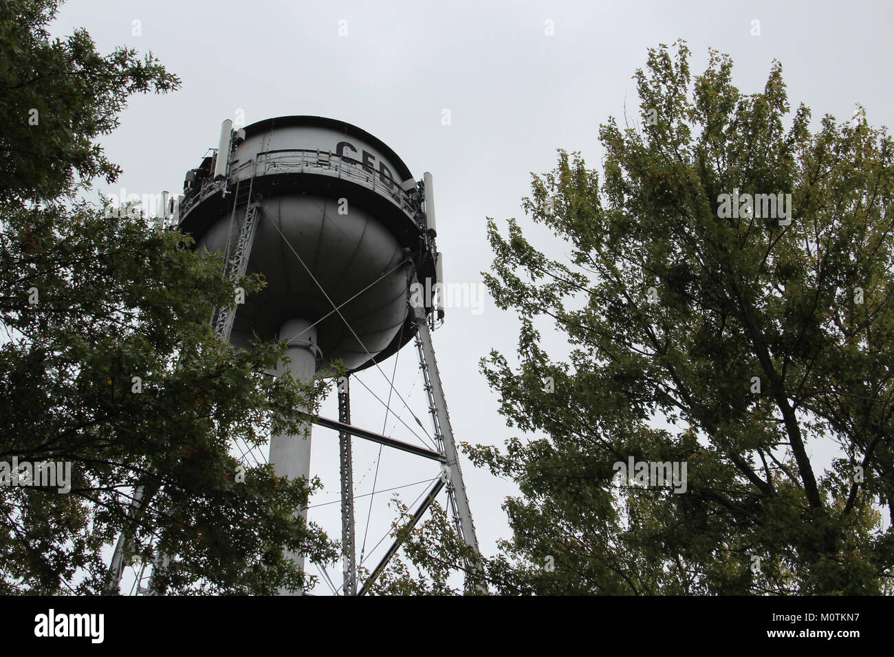 Cedar Bluff, Alabama water tower Stock Photo Alamy