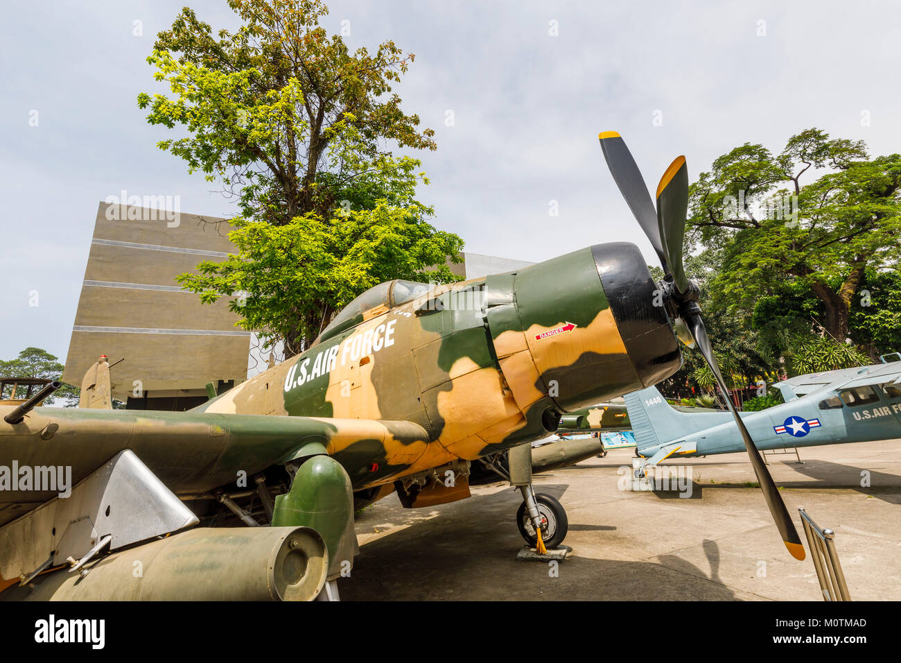 Usaf Douglas A-1 Skyraider Military Fighter Plane, An Exhibit On Display,  War Remnants Museum Of Vietnam War, Saigon (Ho Chi Minh City), South  Vietnam Stock Photo - Alamy