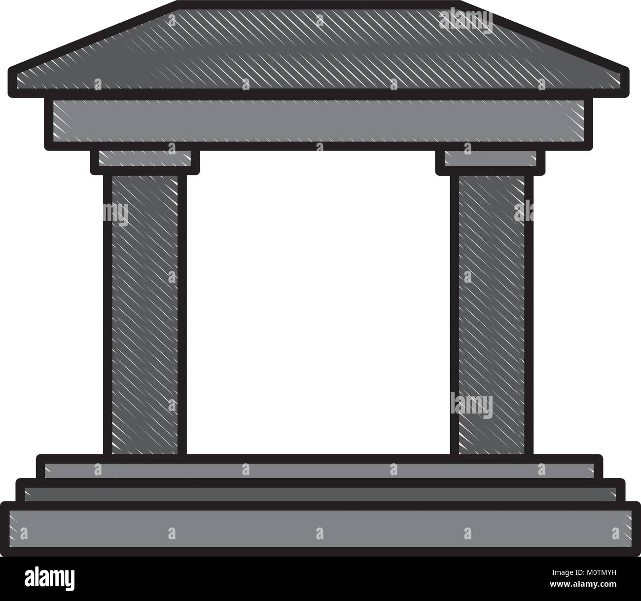 Greek building columns Stock Vector Image & Art Alamy