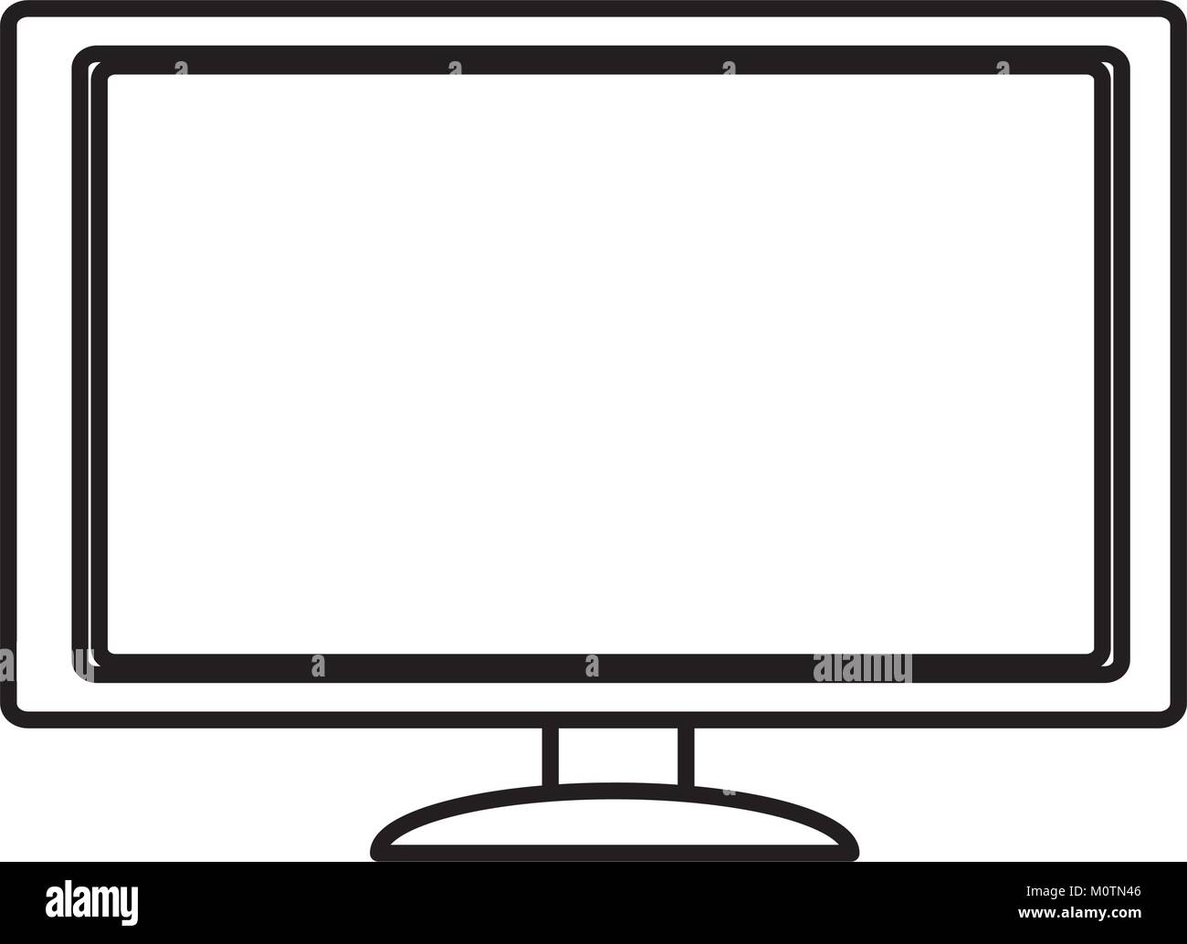 Traceable Computer Screen Computer screen technology Stock Vector Image & Art - Alamy