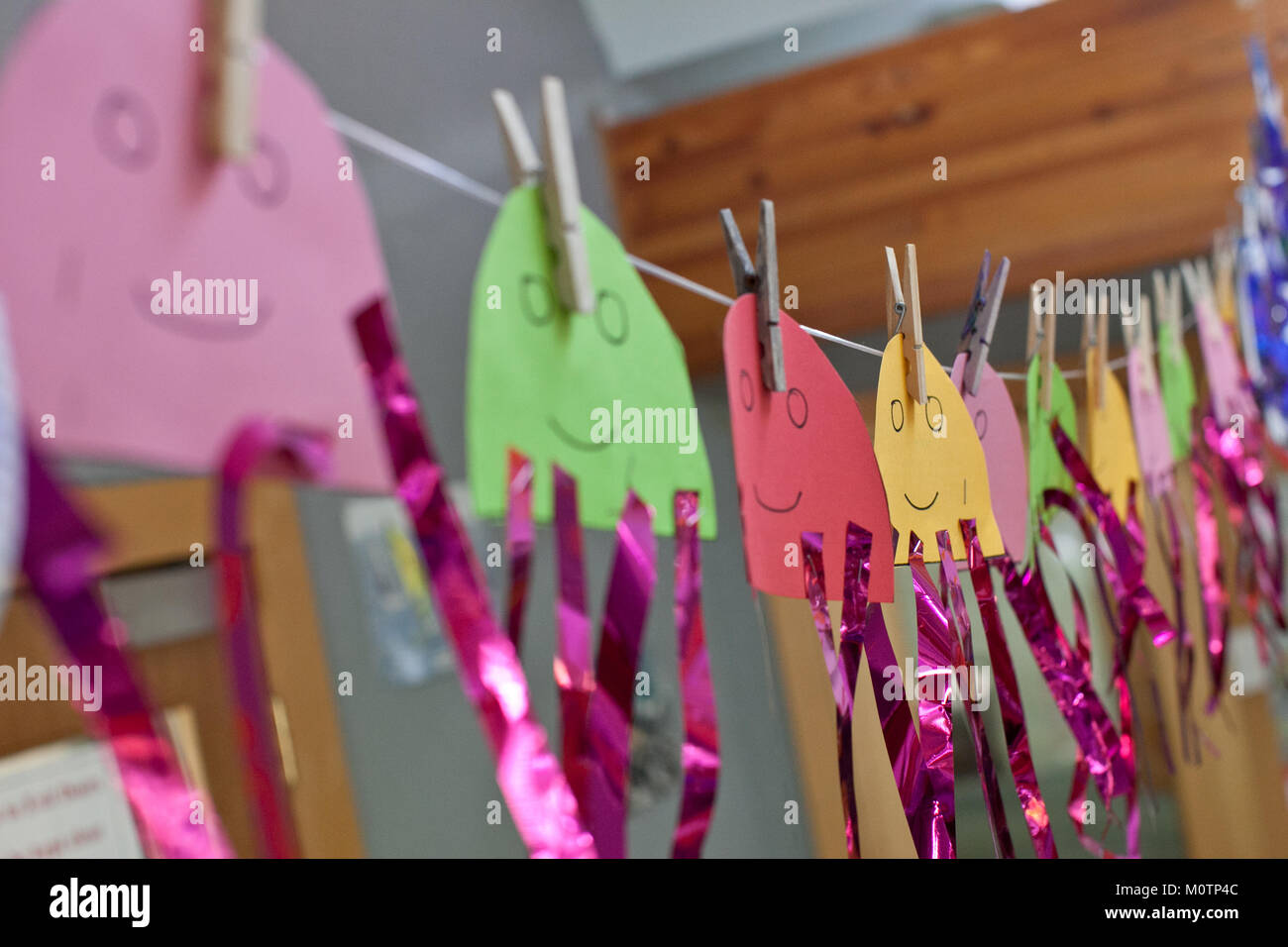 Artwork at a kindergarten, Australia Stock Photo - Alamy