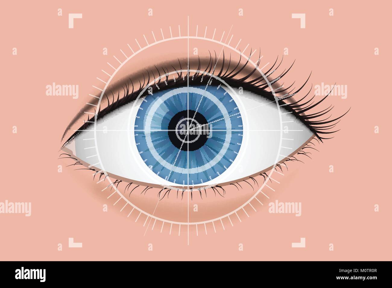 Iris Iris Scan Stock Photos & Iris Iris Scan Stock Images Alamy