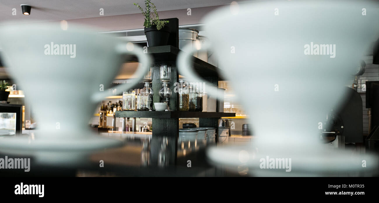 Cold drip coffee brewing at Hawthorn Common cafe, Melbourne, Australia Stock Photo Alamy