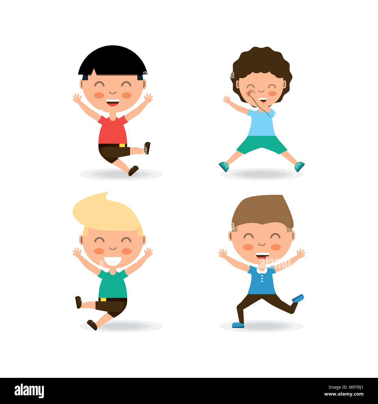 happy kids design Stock Vector Image & Art - Alamy