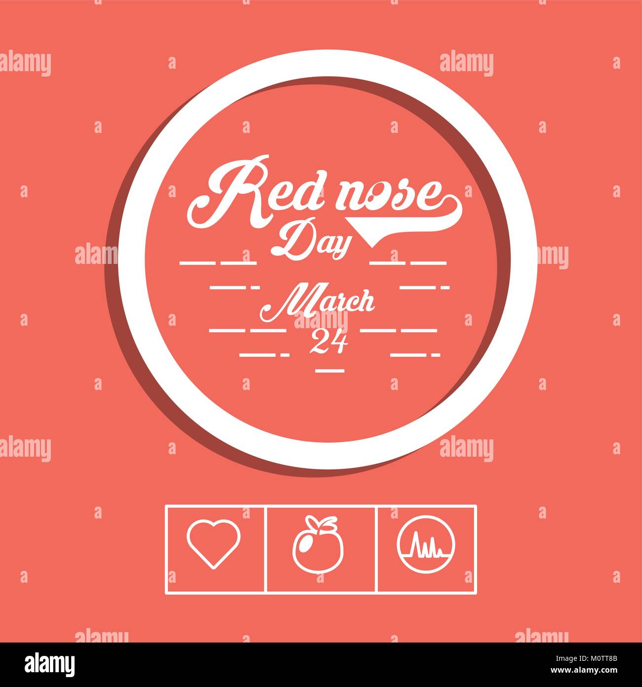 Red nose day design Stock Vector Image & Art Alamy