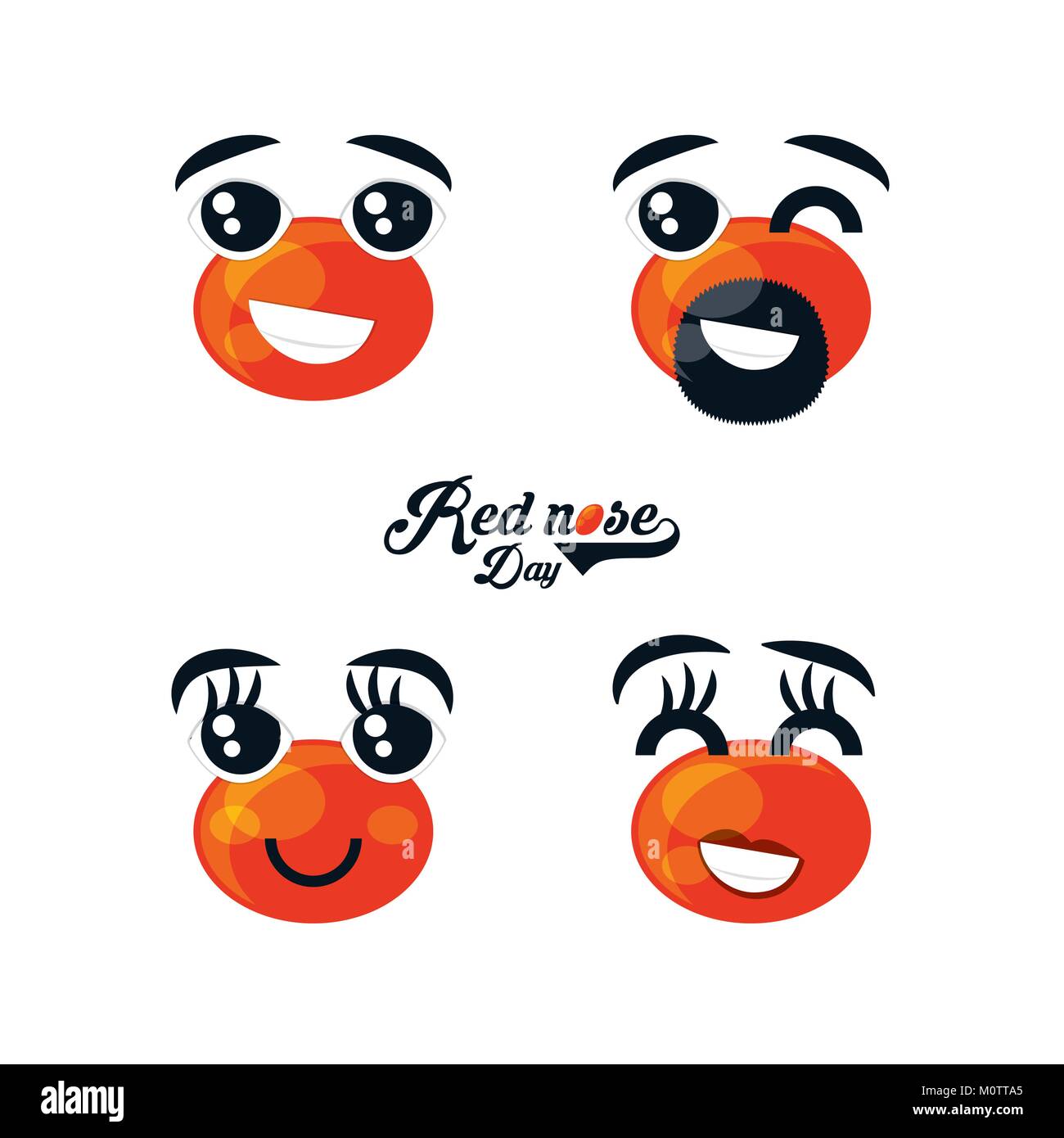 Red nose day design Stock Vector Image & Art Alamy