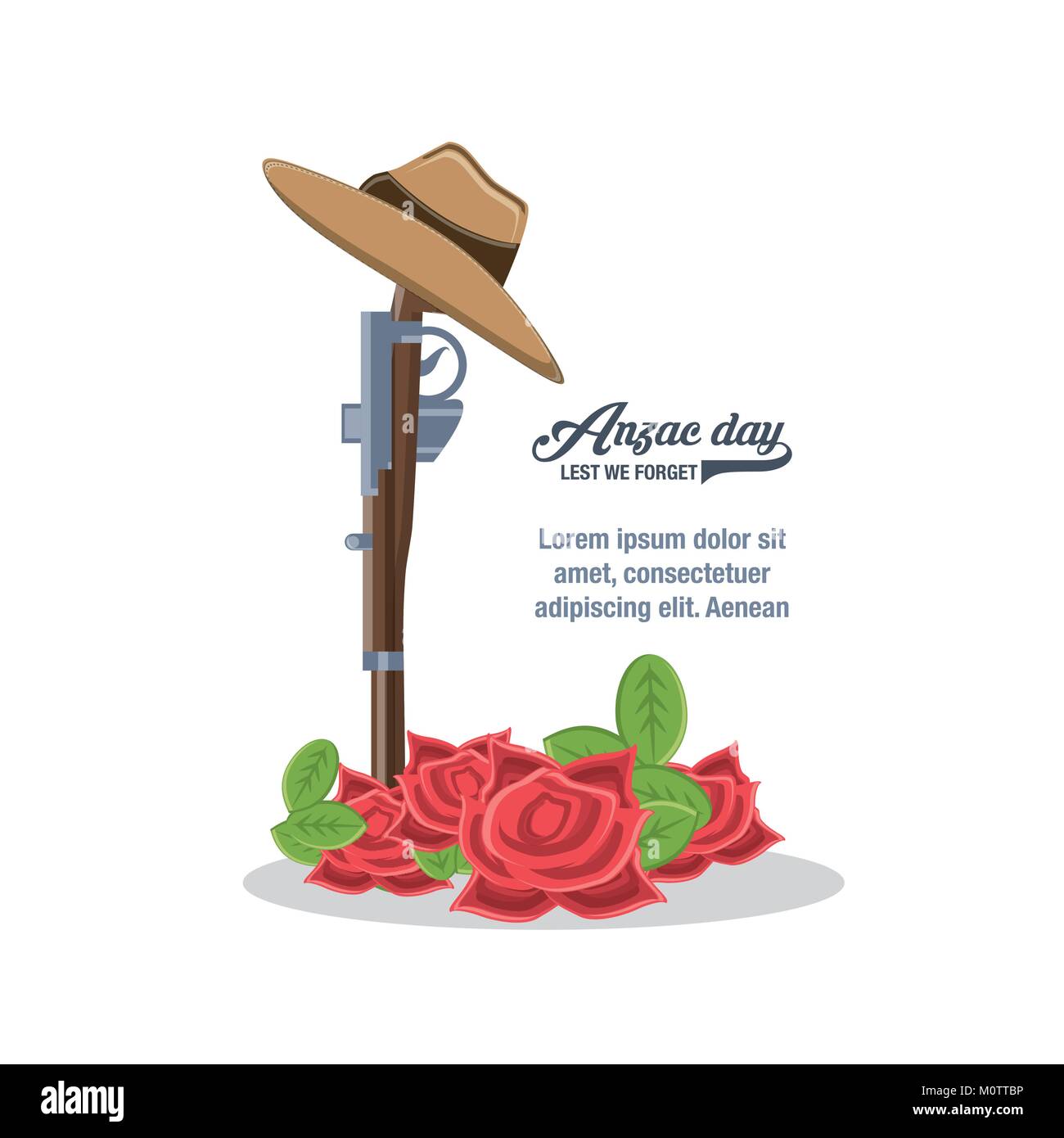 Anzac Day Design Stock Vector Image Art Alamy