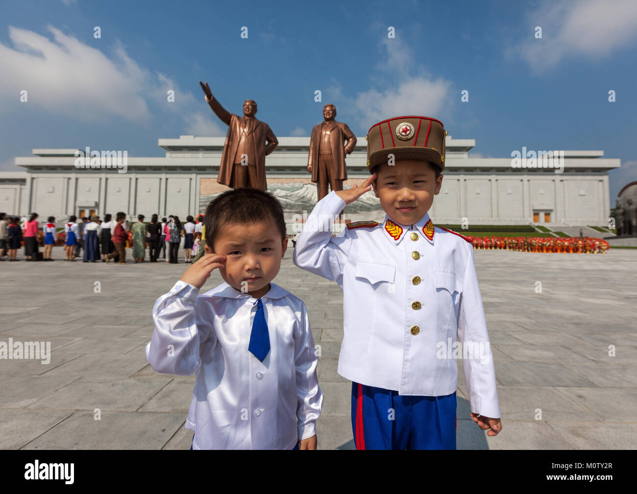 Children saluting hires stock photography and images Alamy
