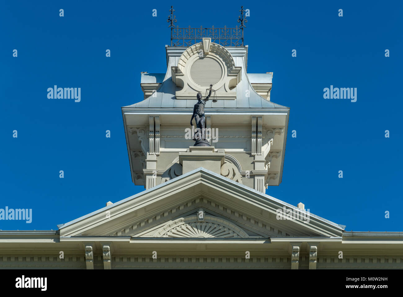 Columbia County Courthouse in Dayton Washington Stock Photo