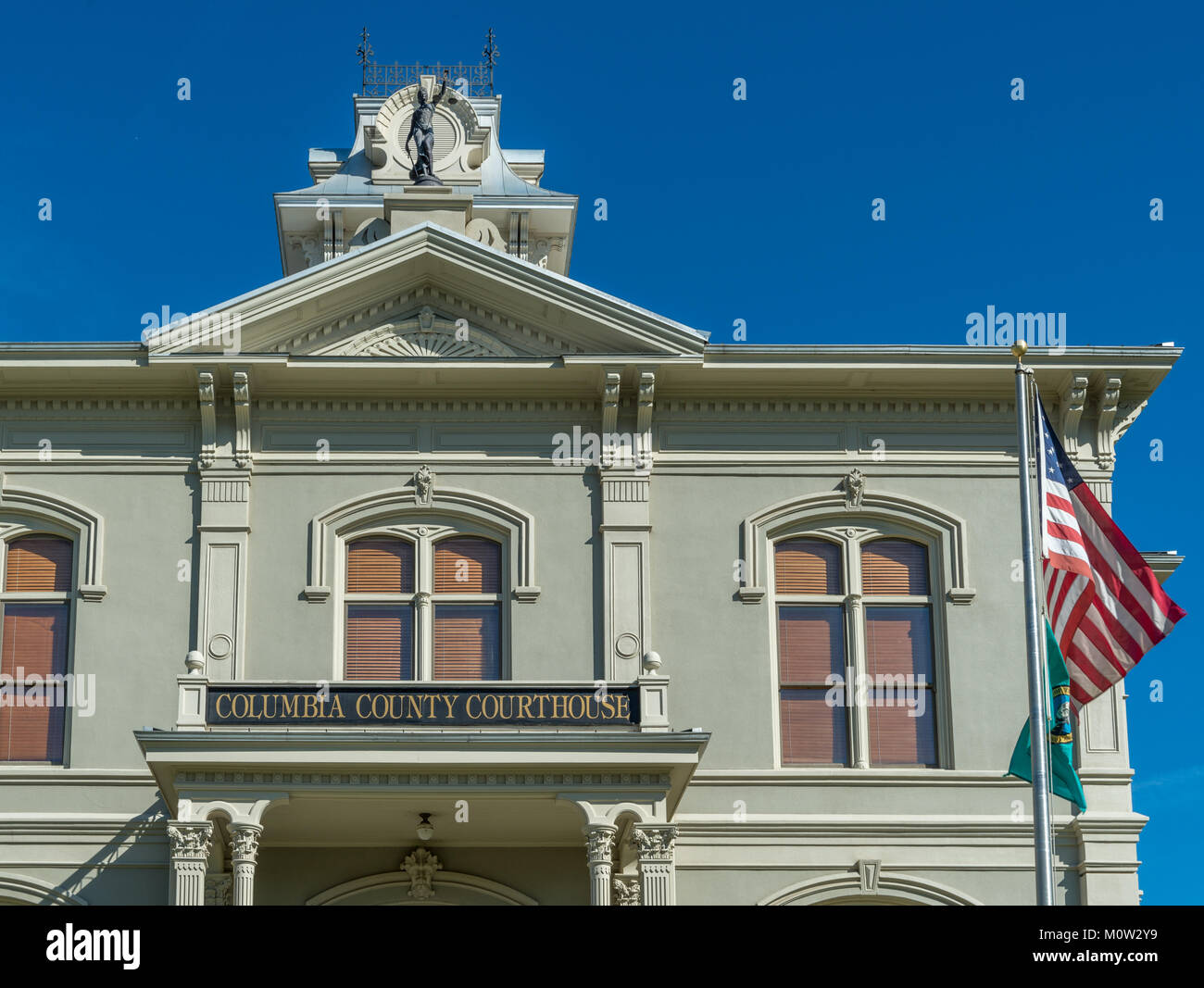 Columbia County Courthouse in Dayton Washington Stock Photo Alamy