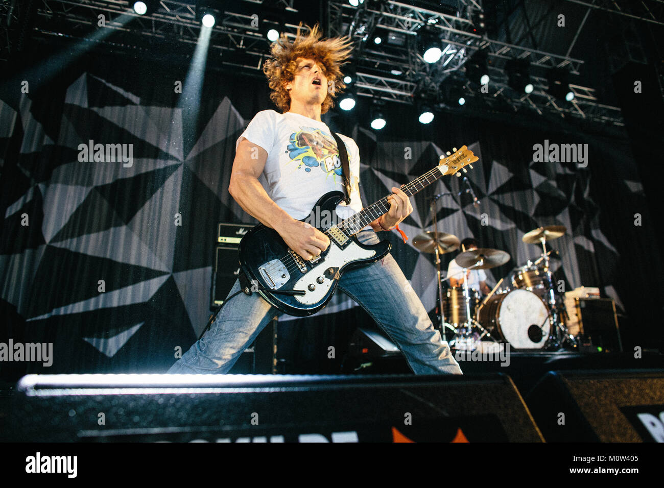 The American hardcore punk band Off! performs a live concert at