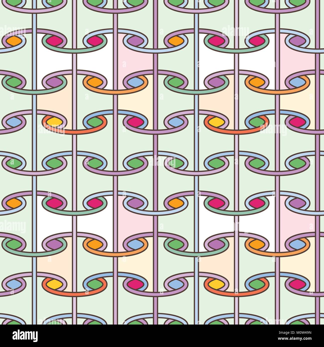 Paper Scroll Patterns Seamless pattern like paper scrolls. Abstract vector textile background ...