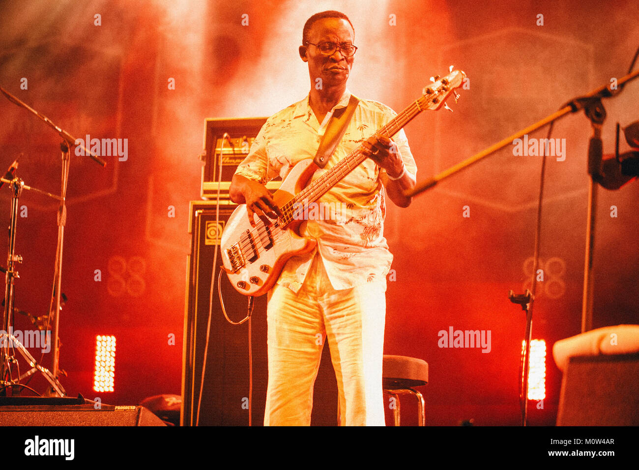 The afrobeat and world music band Orchestre Poly Rythmo de Cotonou ...