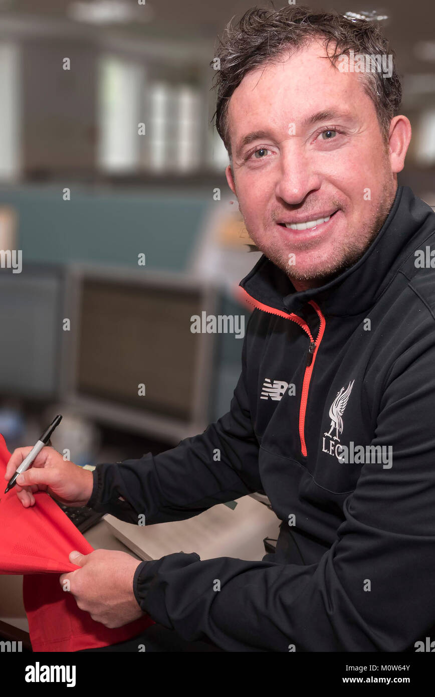 Ex Liverpool FC player Robbie Fowler Stock Photo Alamy