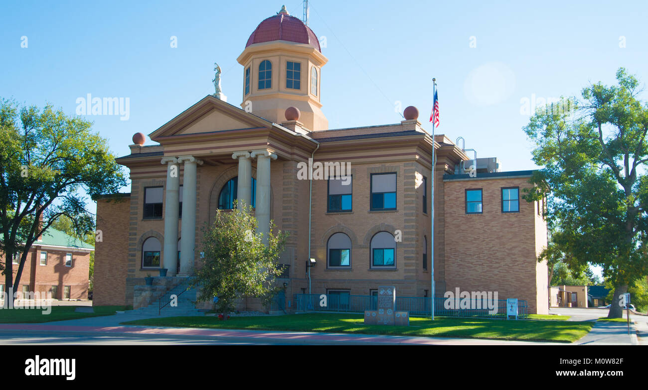 Butte County Courthouse in Belle Fourche South Dakota Stock Photo Alamy